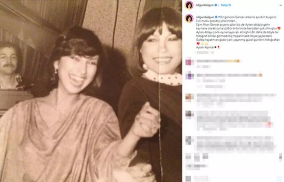 Nilgün Belgün'den nostaljik paylaşımlar!